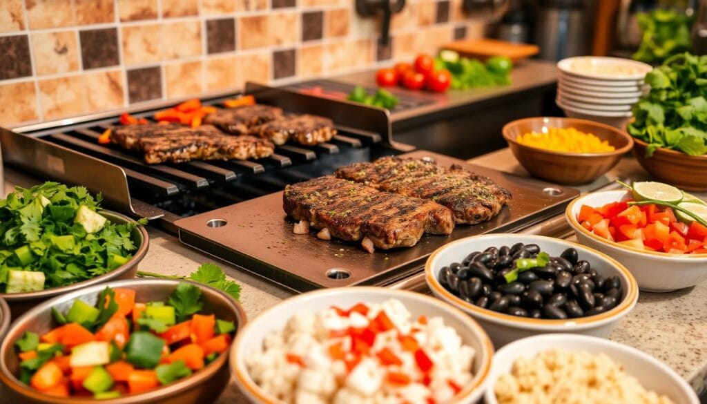 Chipotle Steak Bowl Preparation