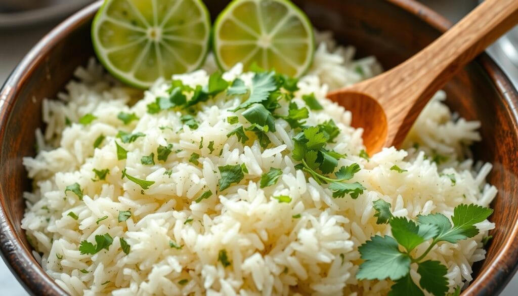 Cilantro Lime Rice Preparation