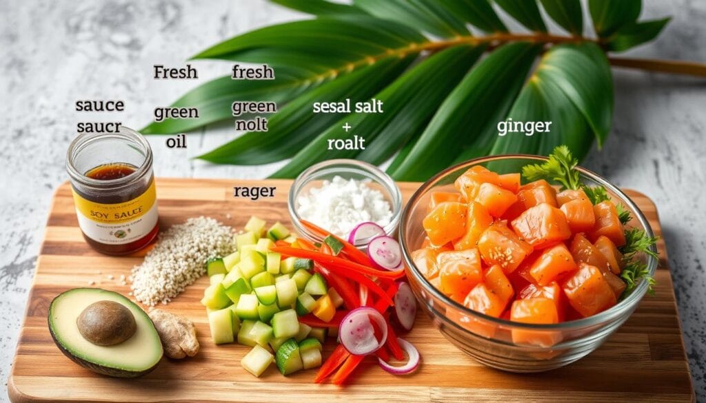 Hawaiian Poke Marinade Ingredients