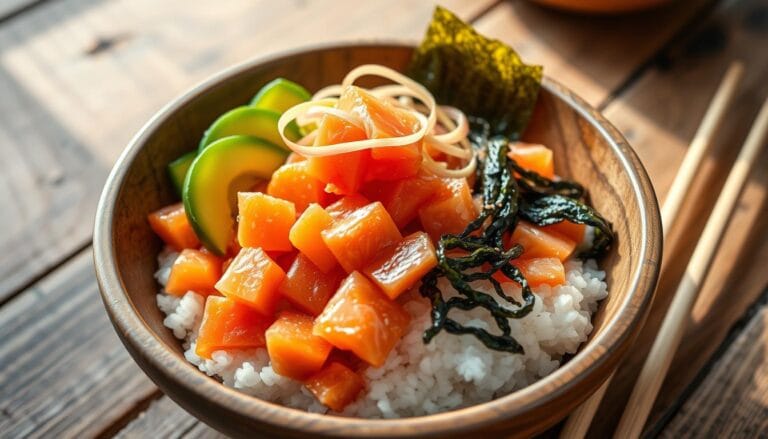 salmon poke bowl