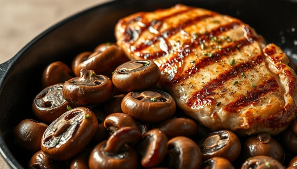 Perfectly Cooked Mushrooms for Chicken Recipe